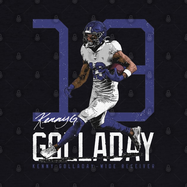 Kenny Golladay New York G Bold Number by Chunta_Design